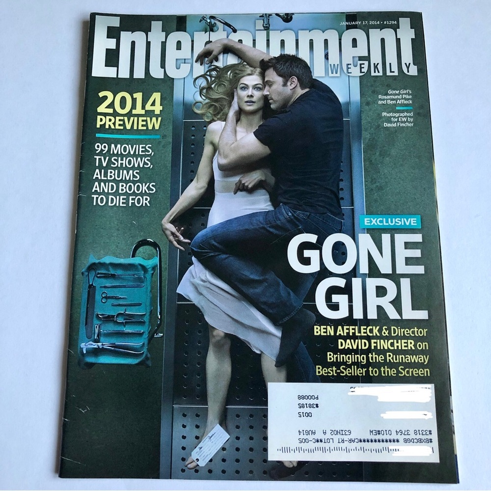 4/$12 ENTERTAINMENT WEEKLY MAGAZINE JAN 17, 2014 #1294 BEN AFFLECK GONE GIRL NEW